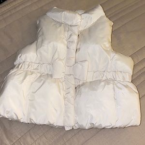 LN Baby Gap White Puffer Vest